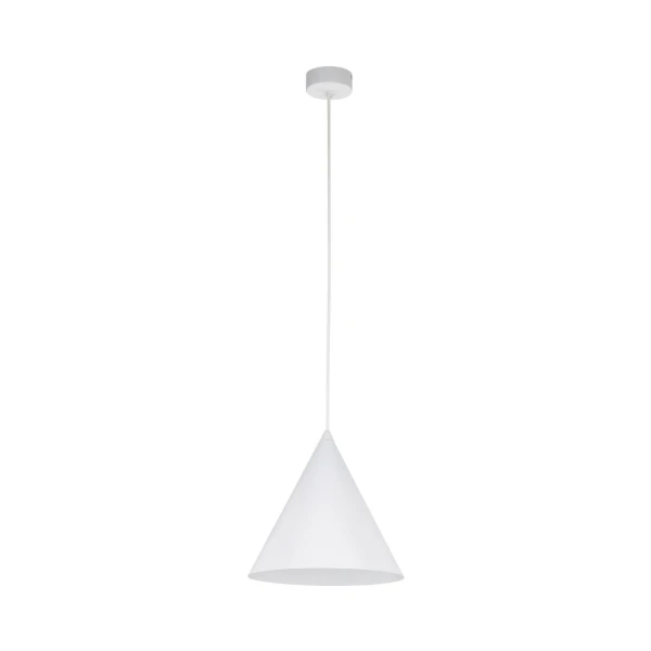 Світильник підвісний TK Lighting CONO E27 білий 10008 - Фото 1