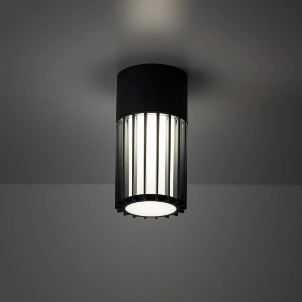 Світильник фасадний TK Lighting RIBO E27 сірий 11508 - Фото 2
