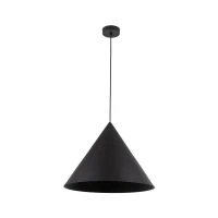 TK Lighting CONO E27 чорний 10059. Світильник підвісний