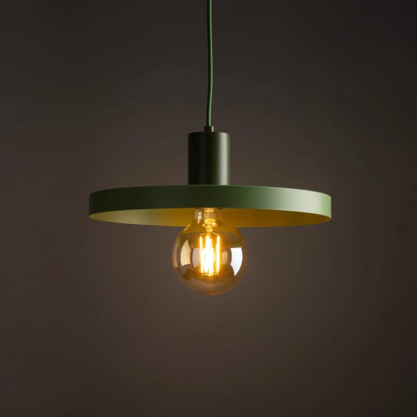 Світильник підвісний TK Lighting SILA E27 зелений 10761 - Фото 2