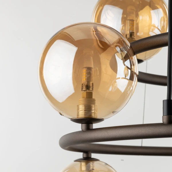 Світильник підвісний TK Lighting ANABELLE G9 коричневий 6587 - Фото 5