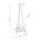 Світильник підвісний TK Lighting ANABELLE G9 чорний 6845
