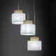 Світильник підвісний TK Lighting DUO E27 білий 2594