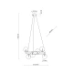 Світильник підвісний TK Lighting ANABELLE G9 чорний 6843