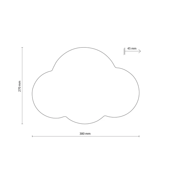 Дитячий світильник TK Lighting CLOUD G9 бежевий 5886 - Фото 2