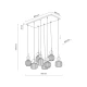 Світильник підвісний TK Lighting SOPHIA E14 чорний 11045