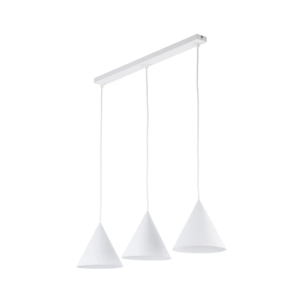 Світильник підвісний TK Lighting CONO E27 білий 10011 - Фото 1
