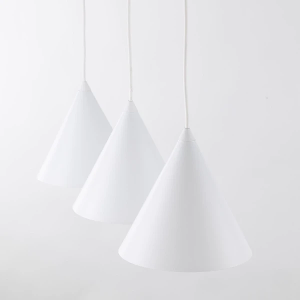 Світильник підвісний TK Lighting CONO E27 білий 10011 - Фото 3
