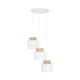 Світильник підвісний TK Lighting DUO E27 білий 2594