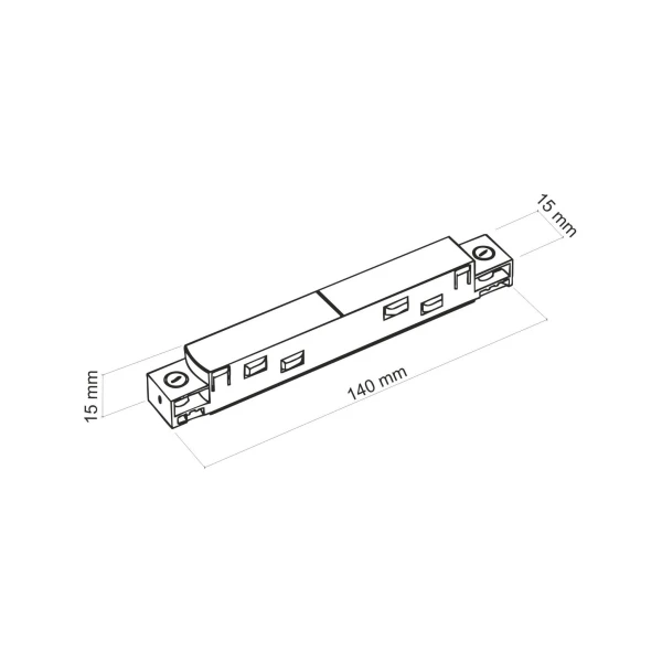 Комплектуючі до магнітних систем TK Lighting MAGNETIC чорний 18021 - Фото 2