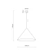 Світильник підвісний TK Lighting CONO E27 чорний 10059