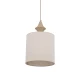 Світильник підвісний TK Lighting AMURA E27 бежевий 11437