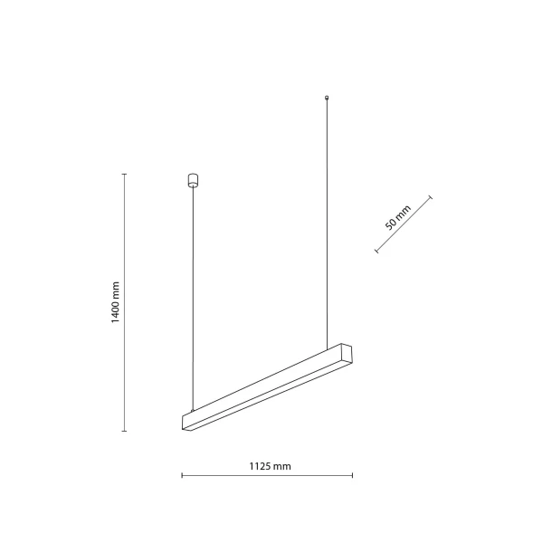 Світильник лінійний TK Lighting LUXE 40 Вт 4000К чорний 18080 - Фото 10