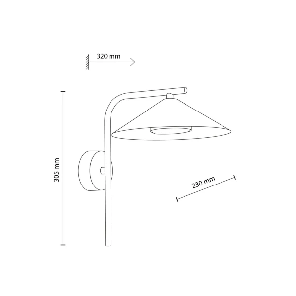 Бра TK Lighting LUME GX53 бежевий 11323 - Фото 7