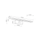 Підсвітка для дзеркал TK Lighting GALLERY 12 Вт 4000К сірий (хром) 18001