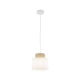 Світильник підвісний TK Lighting DUO E27 білий 10078