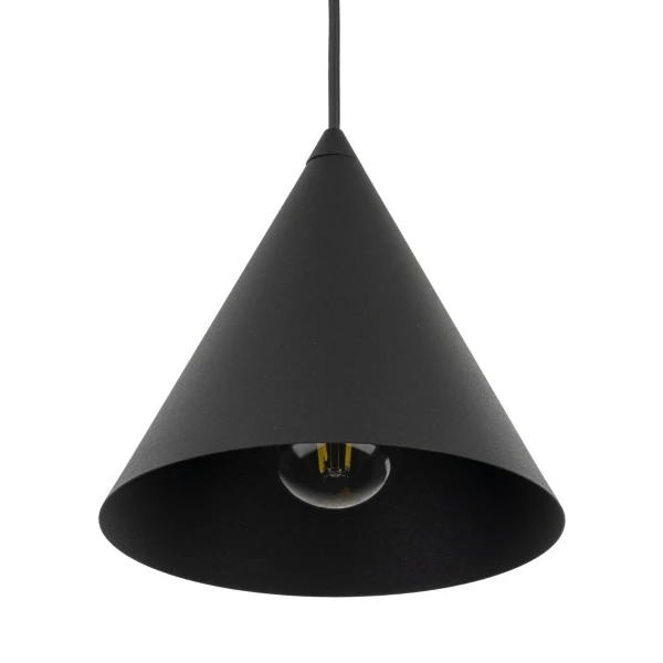 Світильник підвісний TK Lighting CONO E27 чорний 10058 - Фото 4