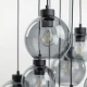 Світильник підвісний TK Lighting CUBUS E27 чорний 10208