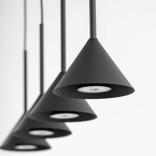 Світильник підвісний TK Lighting CONO GU10 чорний 10305 - Фото 5