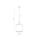 Світильник підвісний TK Lighting AMURA E27 бежевий 11437
