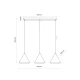 Світильник підвісний TK Lighting CONO E27 білий 10011