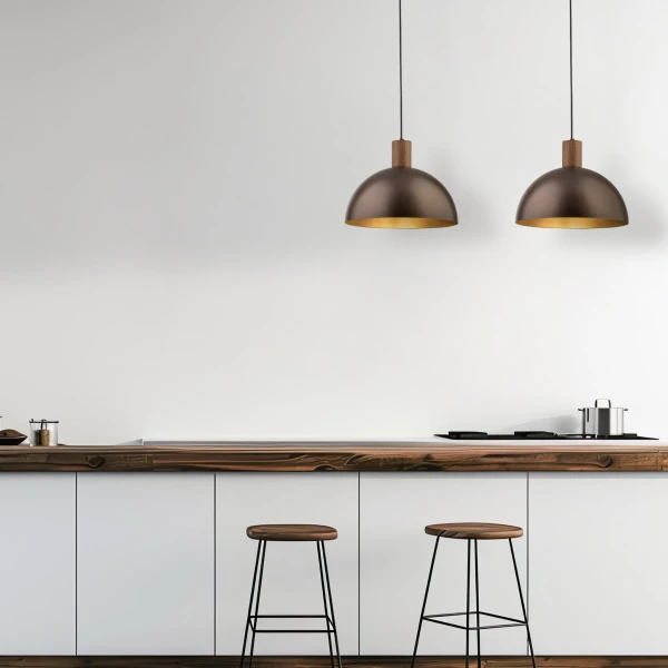 Стельовий світильник TK Lighting OSLO E27 коричневий 4508 - Фото 3