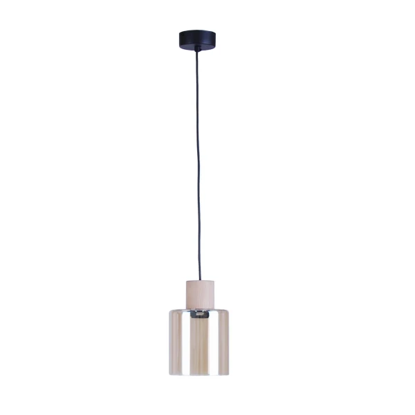 Світильник підвісний TK Lighting ORSON E27 чорний 4550