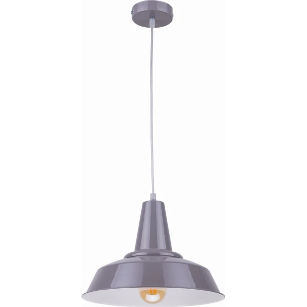 Світильник підвісний TK Lighting BELL E27 сірий 1648
