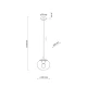 Світильник підвісний TK Lighting VIBE E27 чорний 5825
