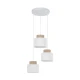 Світильник підвісний TK Lighting DUO E27 білий 2594