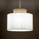 Світильник підвісний TK Lighting DUO E27 білий 1856