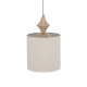 Світильник підвісний TK Lighting AMURA E27 бежевий 11437