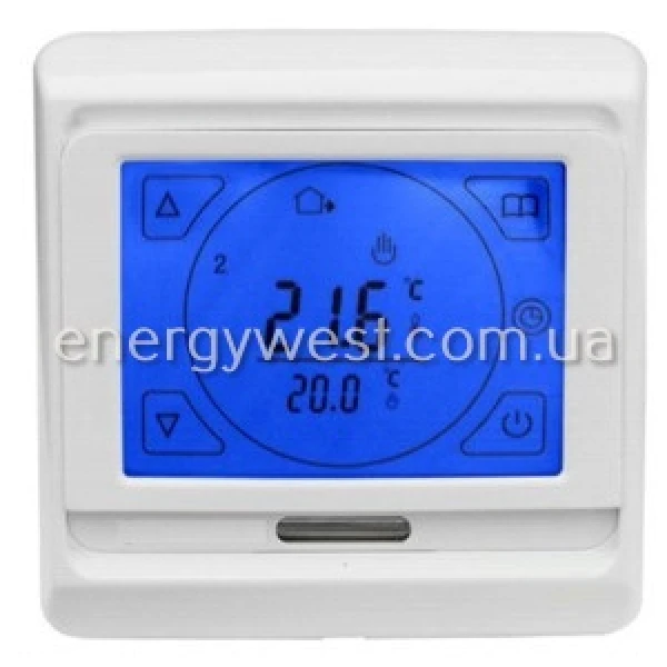 Терморегулятор сенсорний програмований IN-THERM Е 91 (білий)