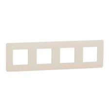 Schneider Unica New NU200844. Рамка 4-постова