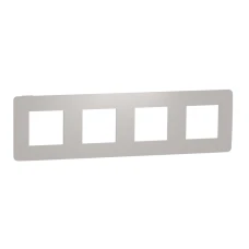 Schneider Unica New NU280824. Рамка 4-постова