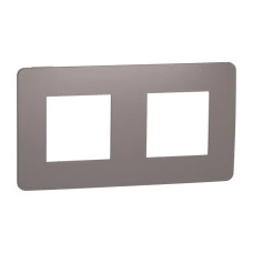 Schneider Unica New NU280416. Рамка 2-постова