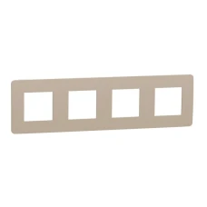Schneider Unica New NU280826. Рамка 4-постова