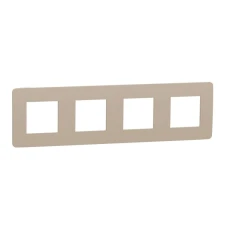 Schneider Unica New NU280827. Рамка 4-постова