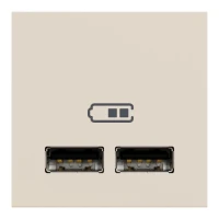 Schneider Unica New NU341844. Розетка USB подвійна