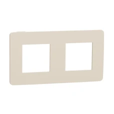 Schneider Unica New NU280444. Рамка 2-постова