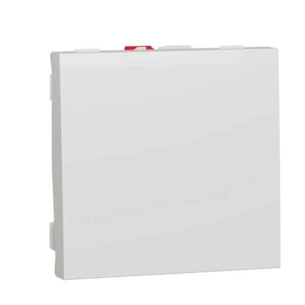 Вимикач 1-клавішний 10А 2 модулі білий NU320118 Unica New Schneider Electric