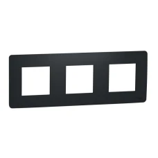 Schneider Unica New NU200654. Рамка 3-постова
