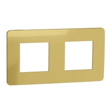 Schneider Unica New NU280459. Рамка 2-постова