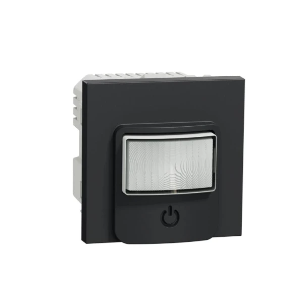 Датчик руху з вимикачем 10 A антрацит NU352554 Unica New Schneider Electric