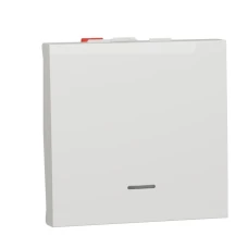 Schneider Unica New NU320318S. Перемикач 1-клавішний