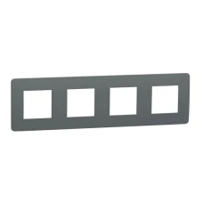 Schneider Unica New NU280821. Рамка 4-постова