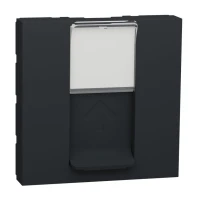 Schneider Unica New NU941154. RJ45 накладка