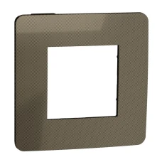 Schneider Unica New NU280252. Рамка 1-постова