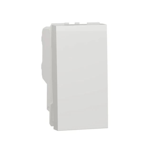 Двополюсний вимикач 16А 1 модуль білий NU316218 Unica New Schneider Electric
