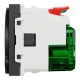 Розетка та USB тип С 10,5 Вт, 2 модулі, антрацит NU301754 Unica New Schneider Electric